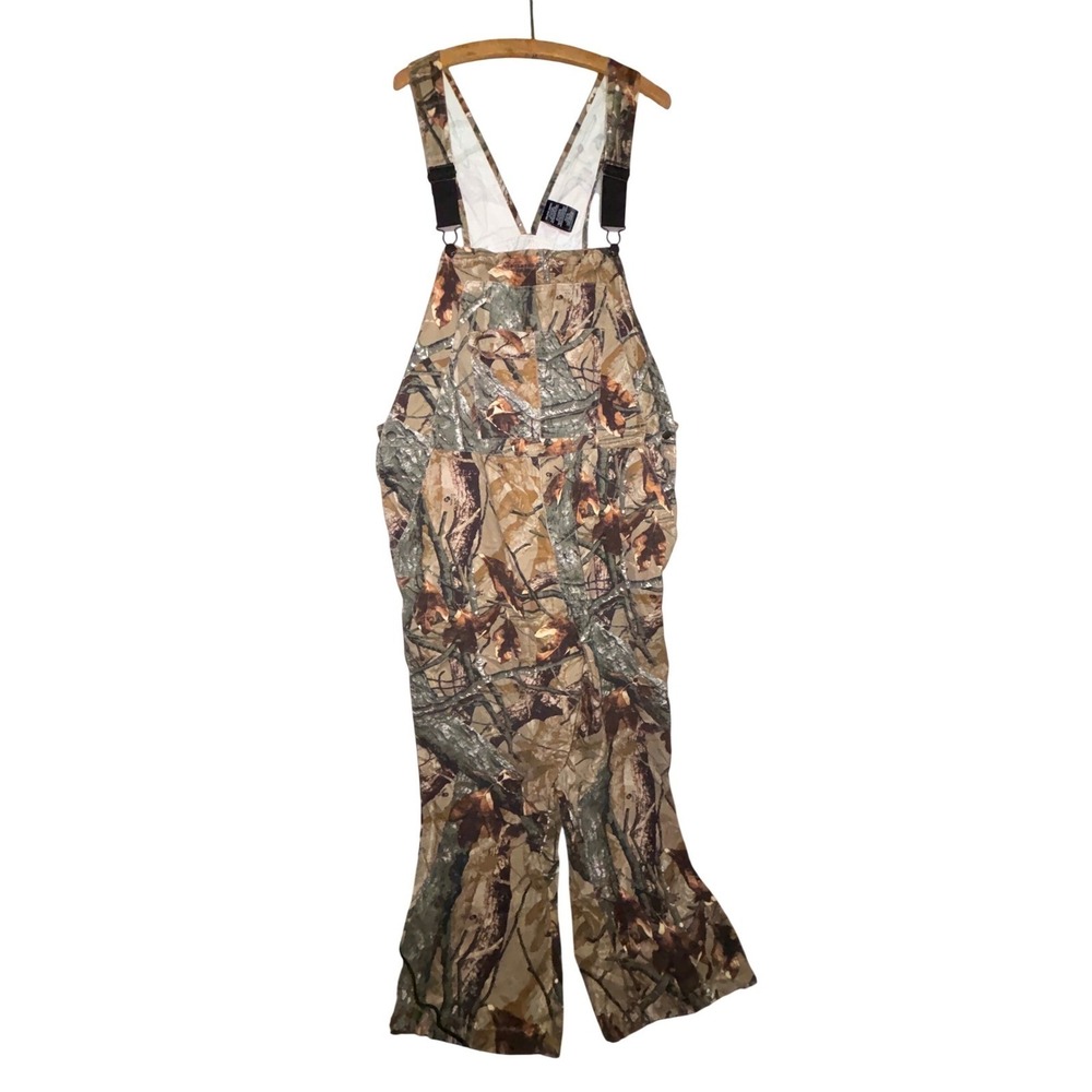 Outfitters Ridge Mens 2XL Fusion 3-D Camo Hunting Bib Overalls Camouflage F3D